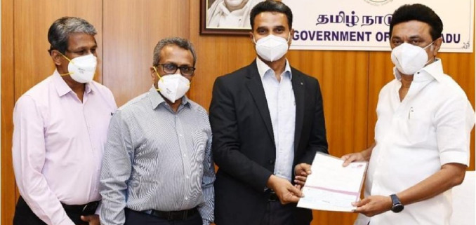 Kauvery Hospital supports Tamilnadu Government’s Corona Relief Fund