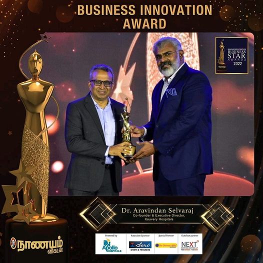 Dr Aravindan Selvaraj Business Innovation Award